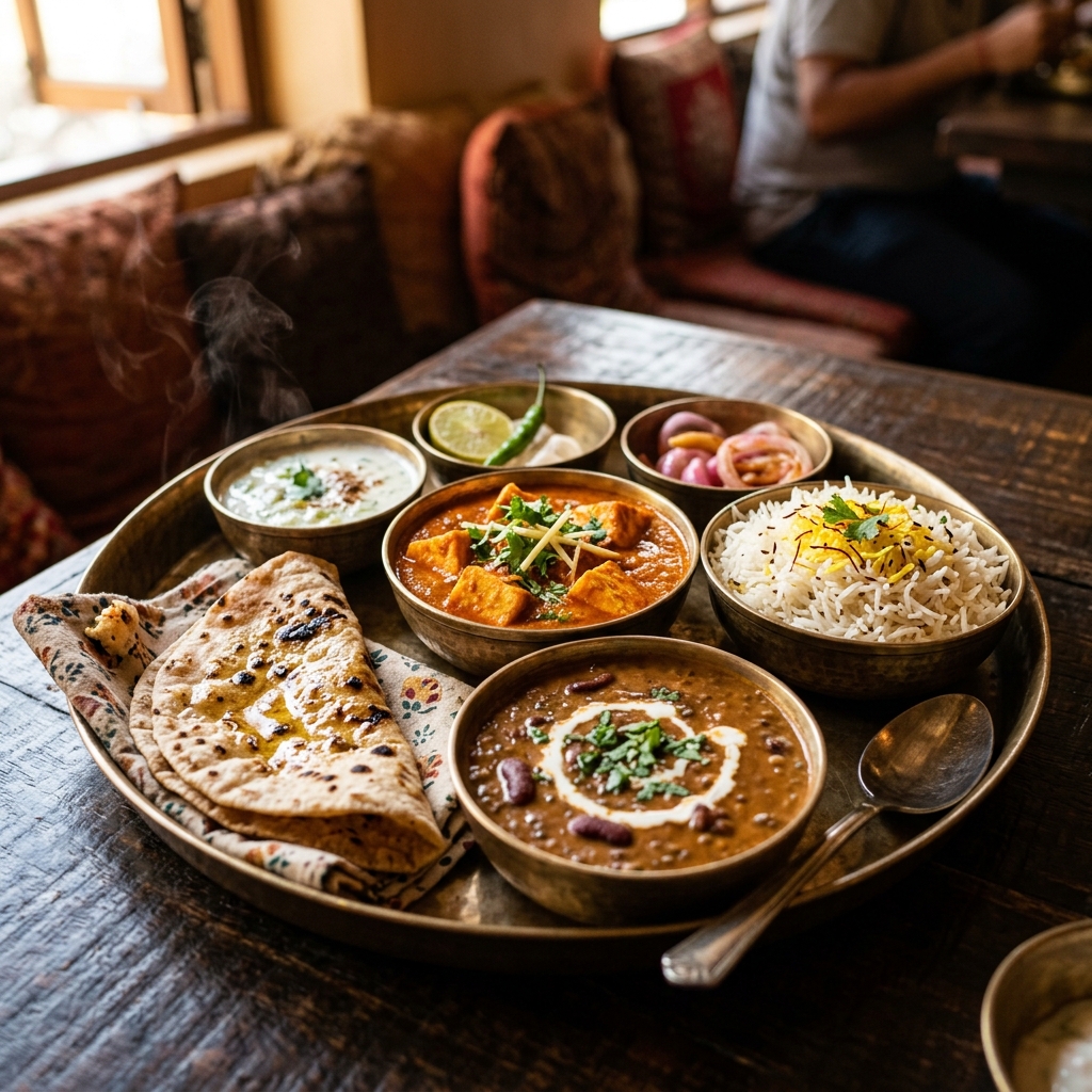 Daily Fresh Indian Thali Meal